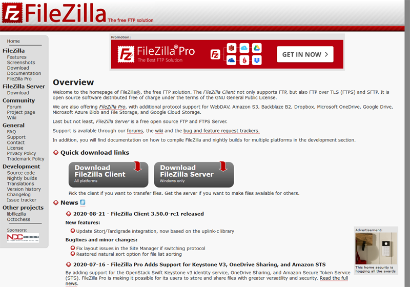 Filezilla